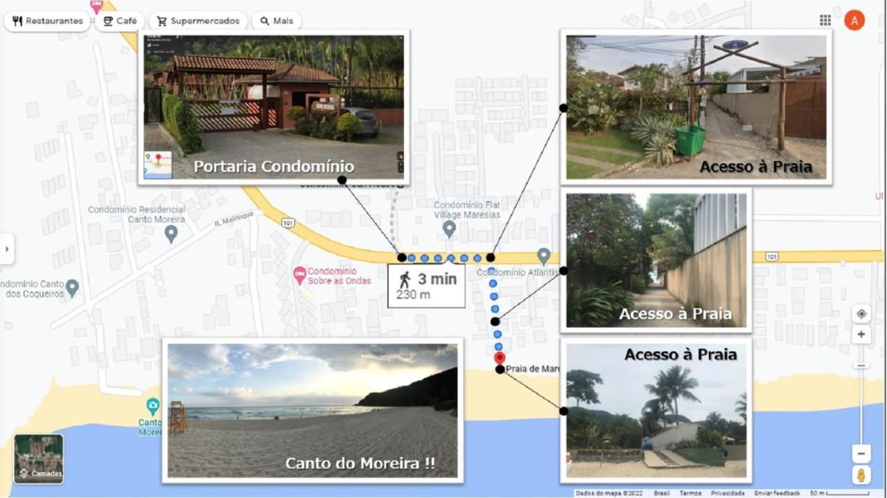 Sun Flat Maresias !! 2 Quartos Piscina Churrasqueira Wifi Estacionamento 230M Da Praia Sao Sebastiao  Ngoại thất bức ảnh